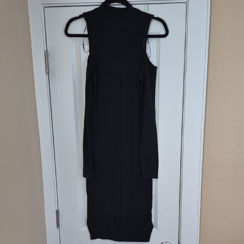 Nicki Minaj Black Long Sleeve Dress